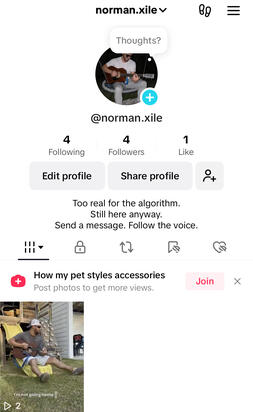 Zero new traffic or follows